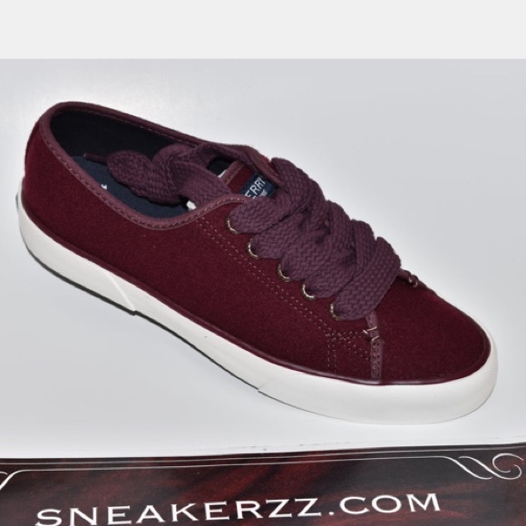 WOMEN'S SPERRY PIER VIEW WOOL SNEAKER purple - Picture 3 of 3